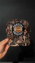 Circle camo trucker