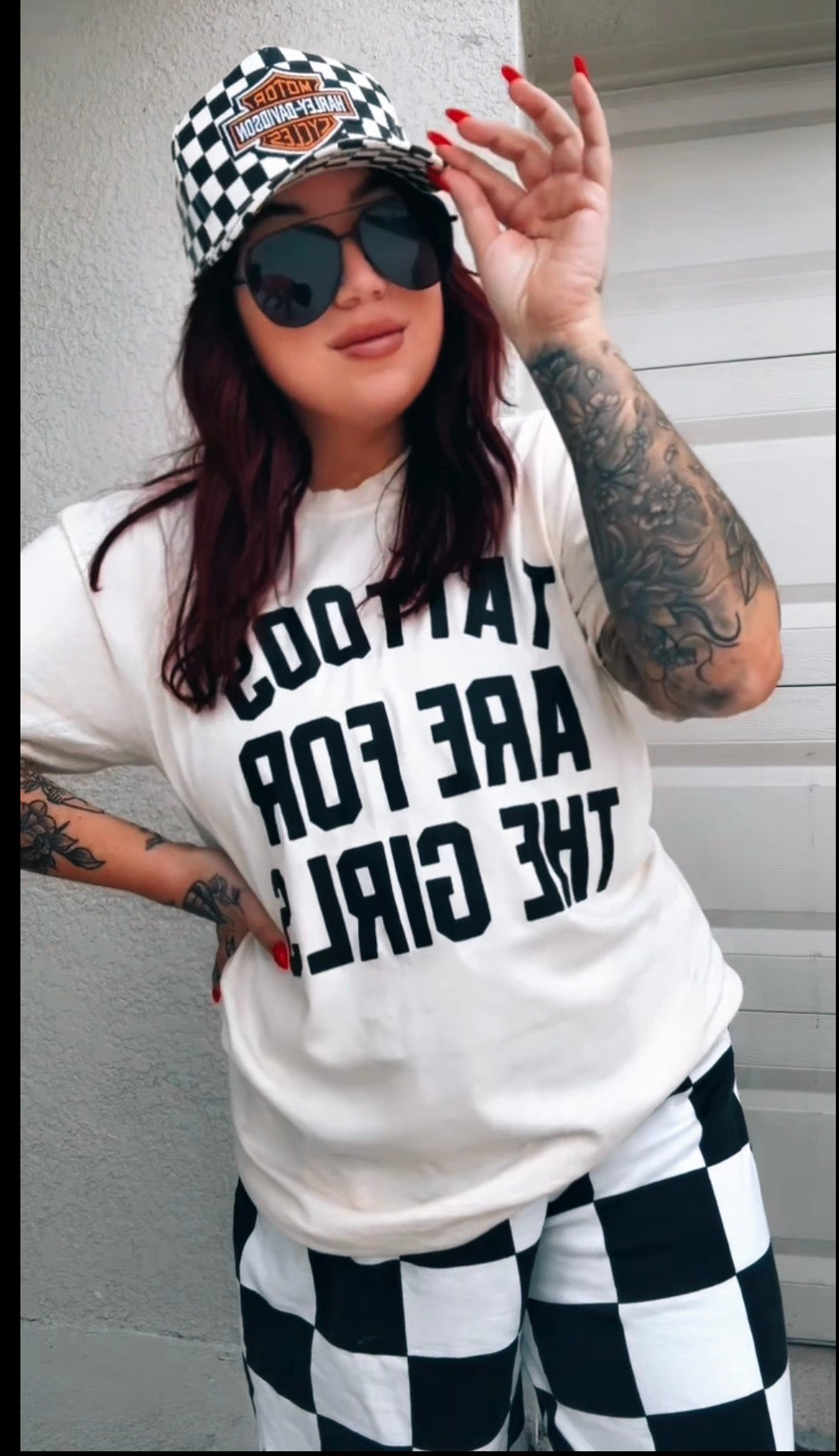Tattoos are for the girls tee