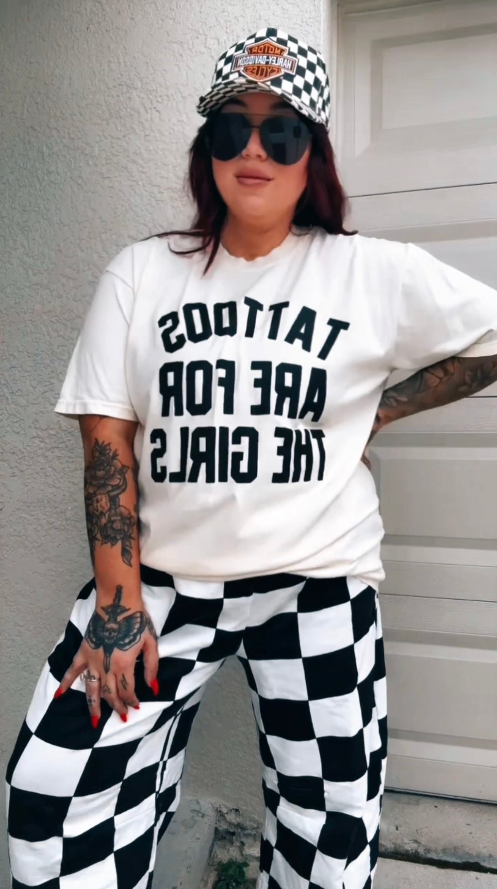 Tattoos are for the girls tee