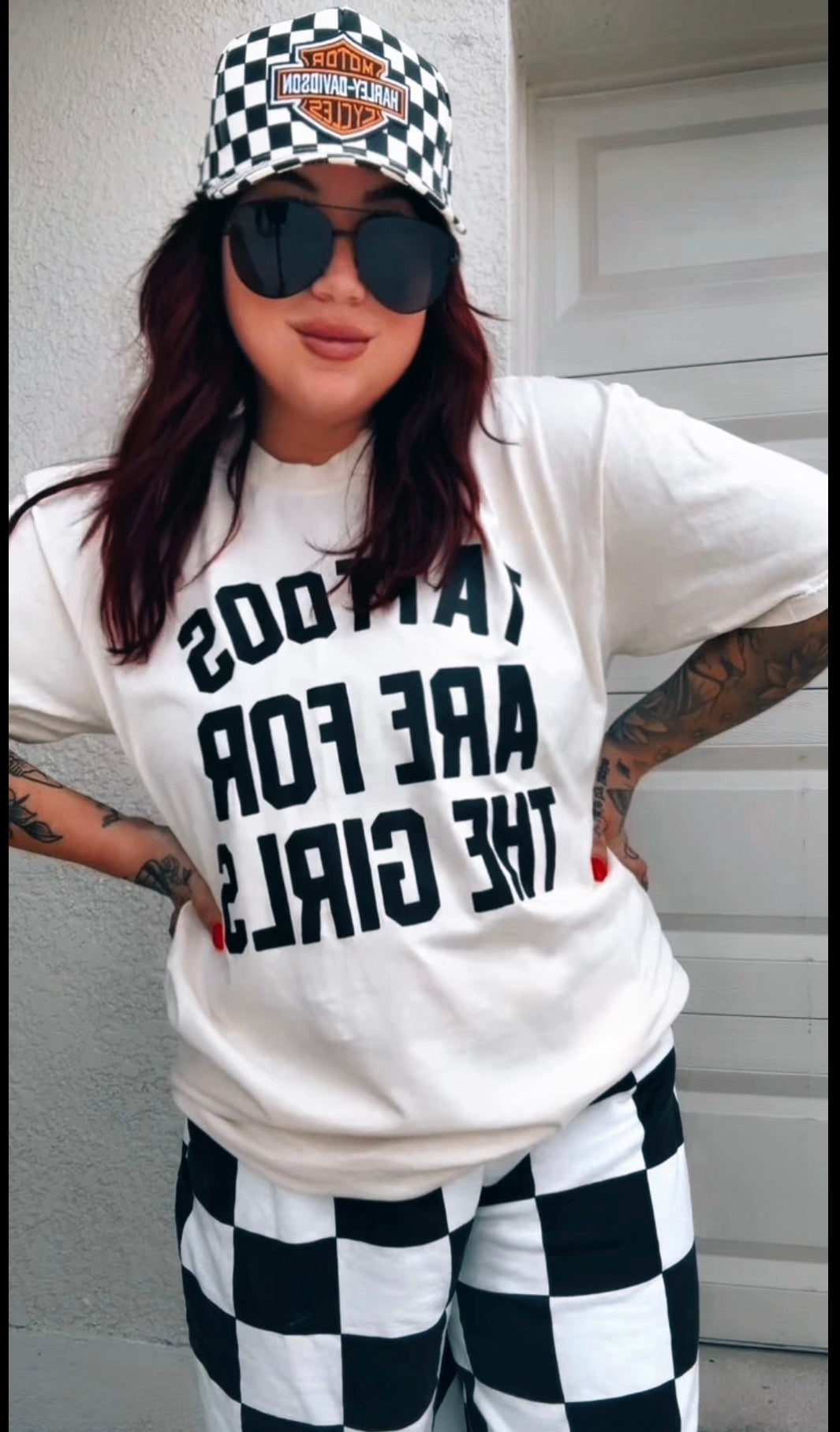 Tattoos are for the girls tee