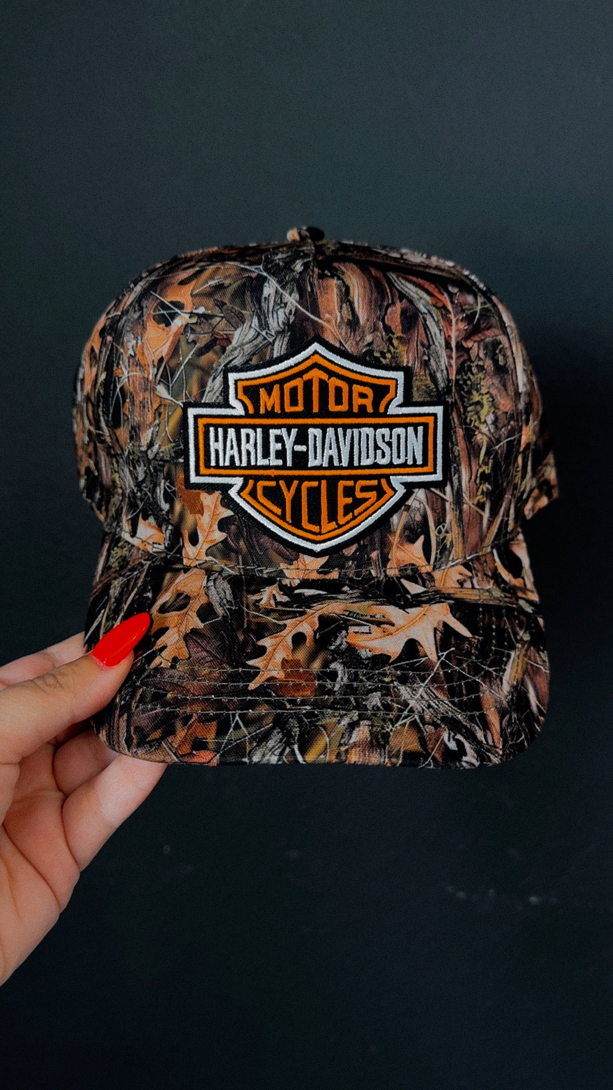Edgy camo trucker