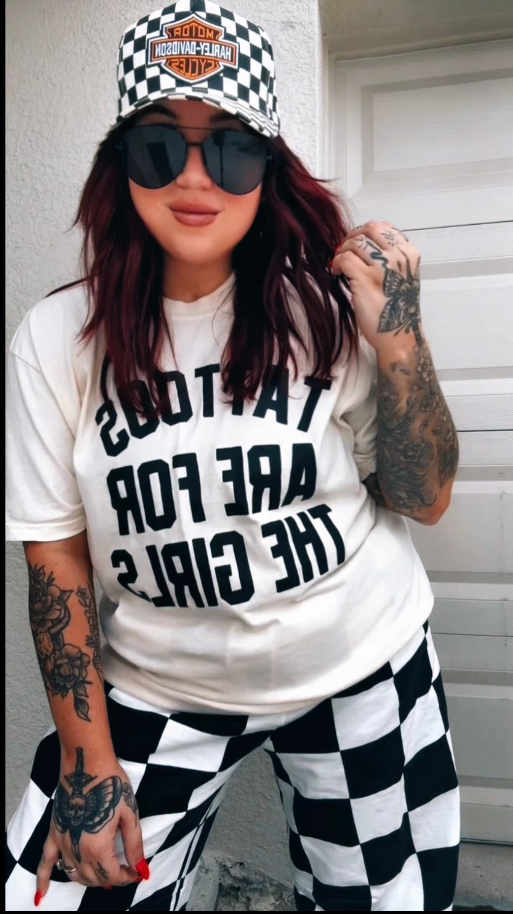 Tattoos are for the girls tee