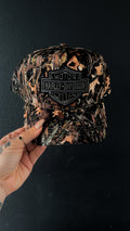 Dark camo trucker